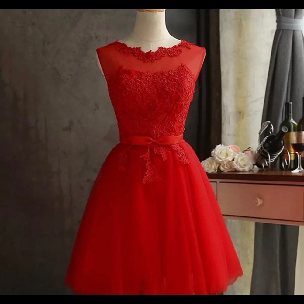 red party dress